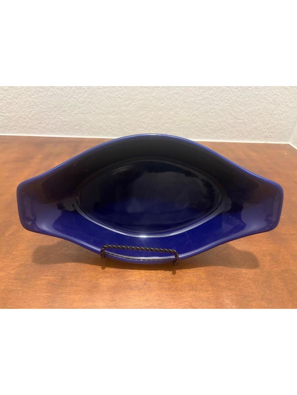 Cobalt Blue Chantal Oval  Baking Dish 2 cups